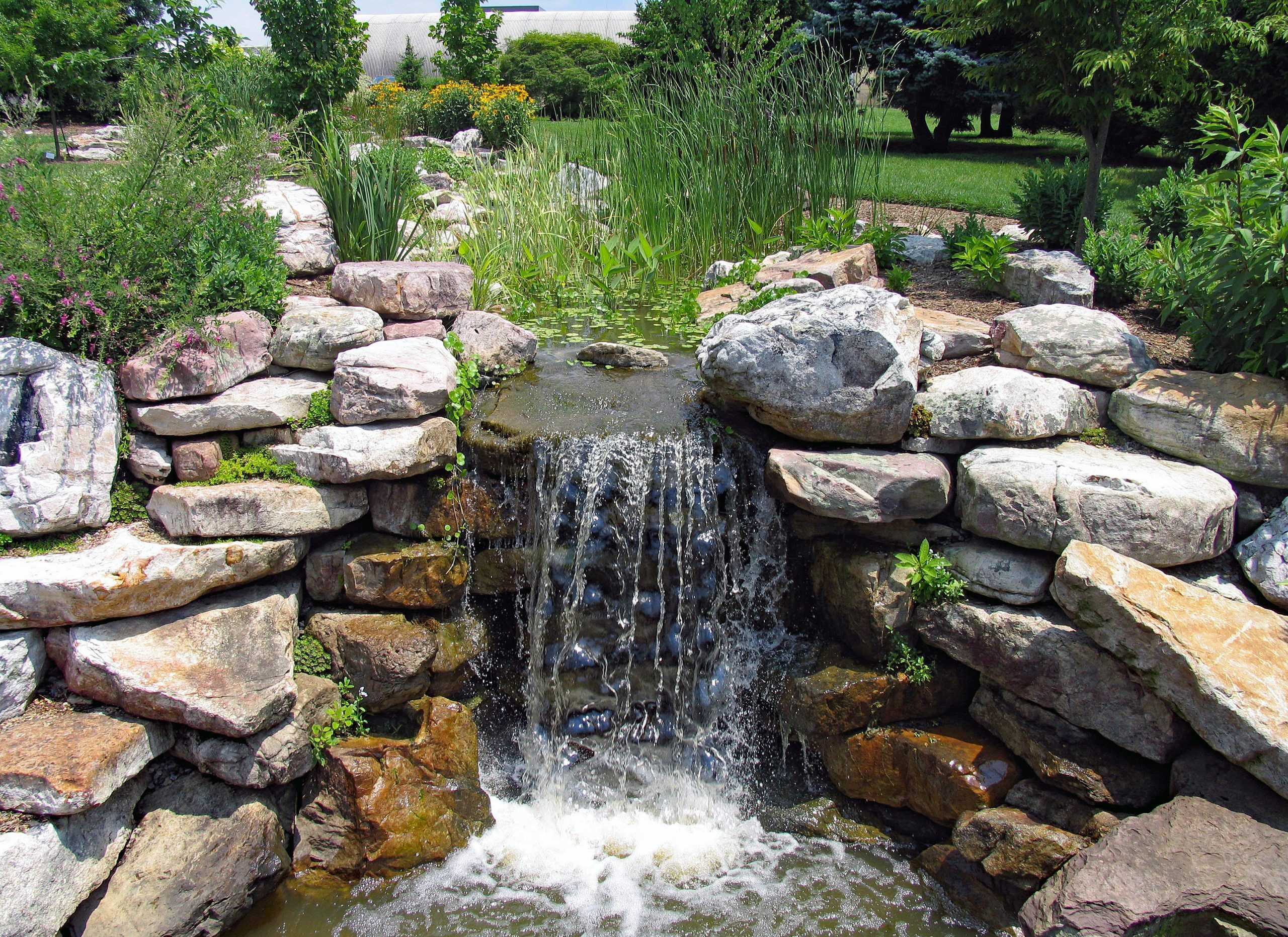 Foran Lawn & Yard water feature installation